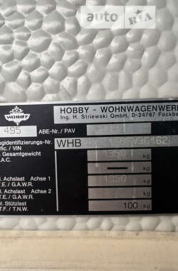 Причіп дача Hobby Prestige 1995 в Дніпрі