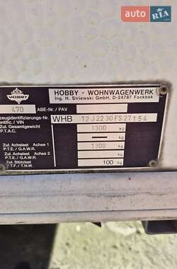 Прицеп дача Hobby Wohnwagenwerk 1995 в 