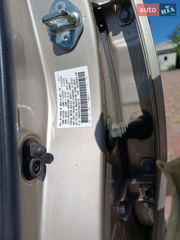 Седан Honda Accord 2017 в Шепетівці