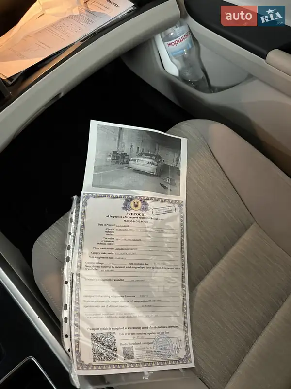 Седан Honda Accord 2014 в Умані документ