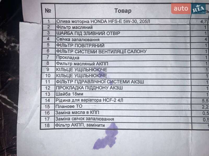 Седан Honda Accord 2014 в Днепре