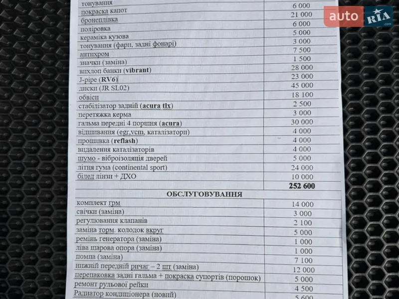 Купе Honda Accord 2016 в Виннице документ