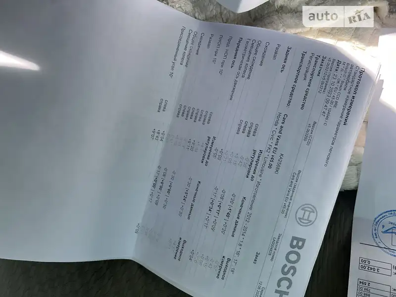 Седан Honda Civic 2013 в Киеве документ