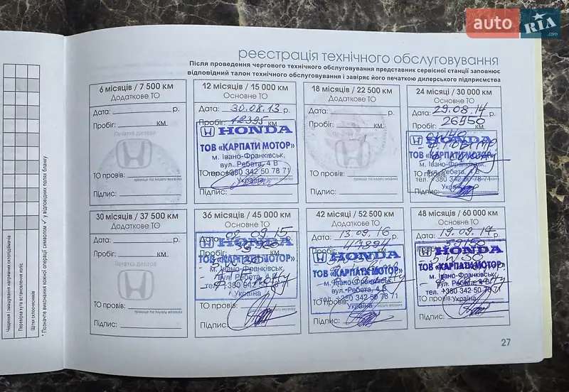 Седан Honda Civic 2012 в Киеве документ 3 фото Седан Honda Civic 2012 в Киеве документ