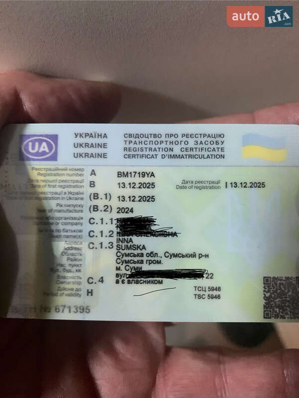 Внедорожник / Кроссовер Honda e:NP2 2024 в Сумах