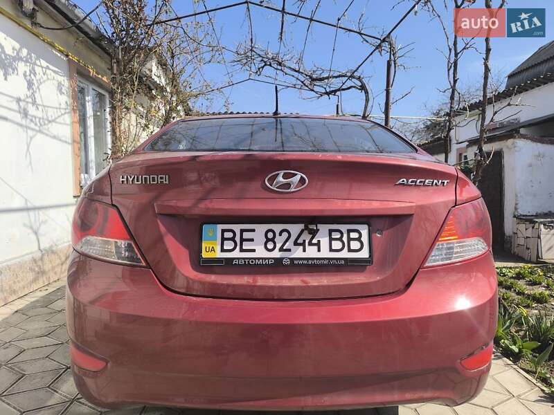 Седан Hyundai Accent 2012 в Николаеве фото 11 Седан Hyundai Accent 2012 в Николаеве