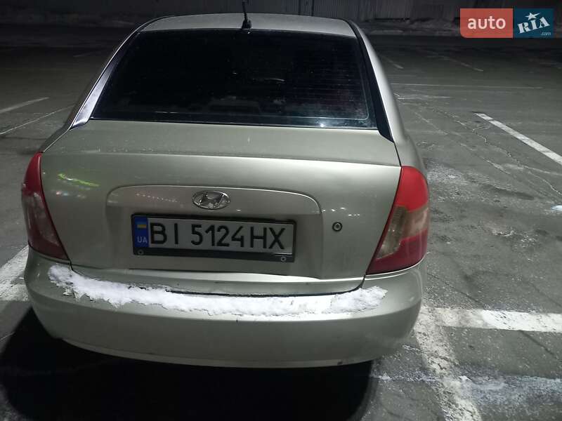 Седан Hyundai Accent 2008 в Полтаві