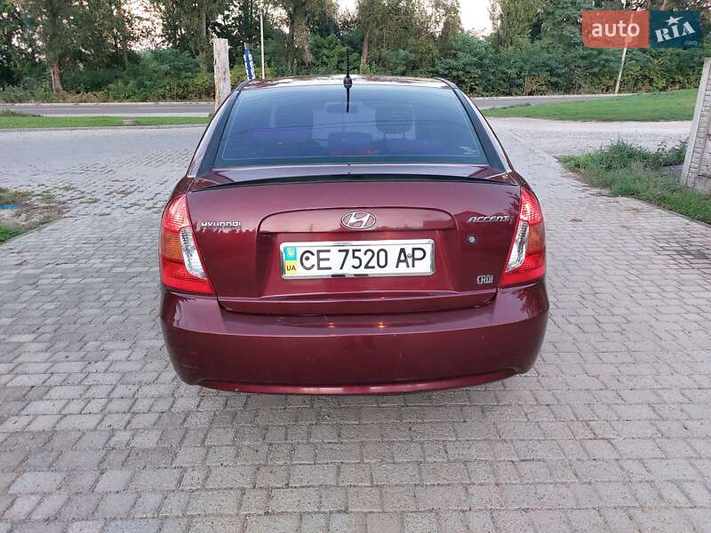 Седан Hyundai Accent 2008 в Кицмани фото 10 Седан Hyundai Accent 2008 в Кицмани