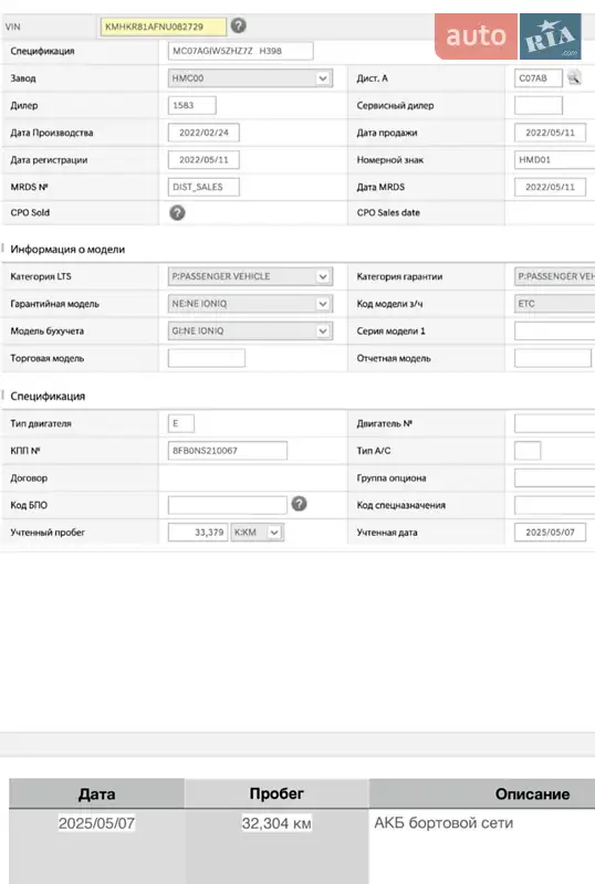 Внедорожник / Кроссовер Hyundai Ioniq 5 2022 в Ковеле документ 2 фото Внедорожник / Кроссовер Hyundai Ioniq 5 2022 в Ковеле документ