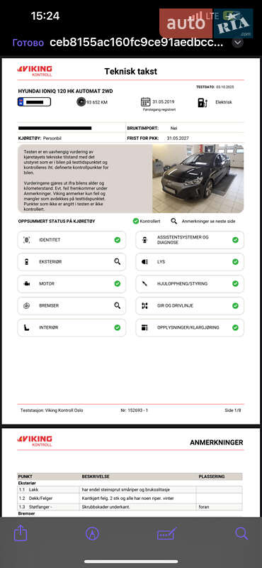 Хэтчбек Hyundai Ioniq 2019 в Луцке