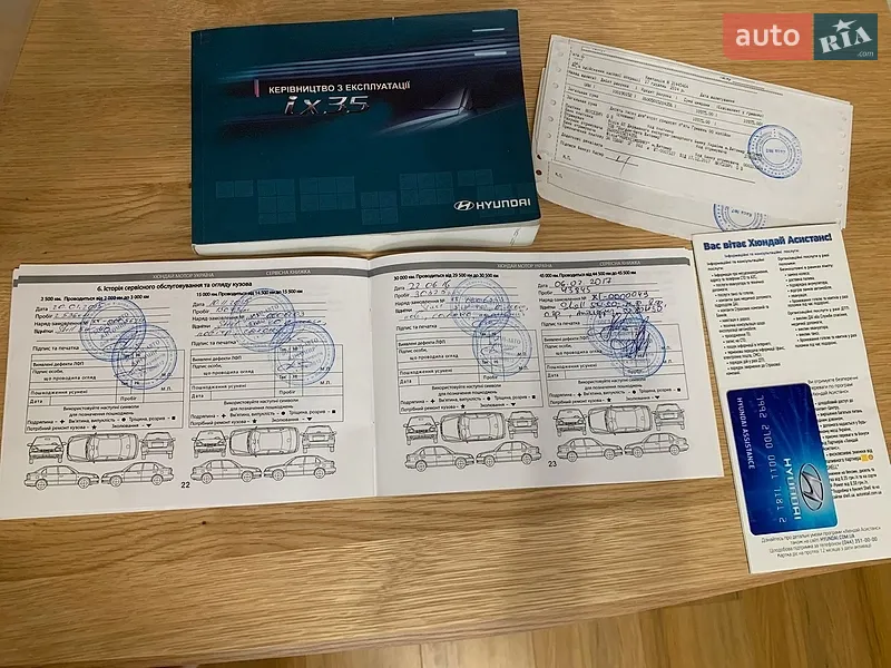 Внедорожник / Кроссовер Hyundai ix35 2014 в Хмельницком документ