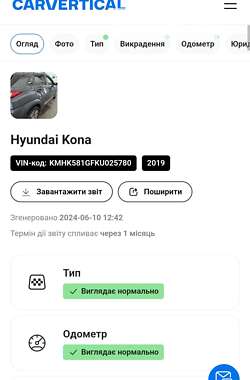 Внедорожник / Кроссовер Hyundai Kona Electric 2019 в Тернополе