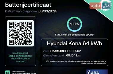Позашляховик / Кросовер Hyundai Kona Electric 2020 в 