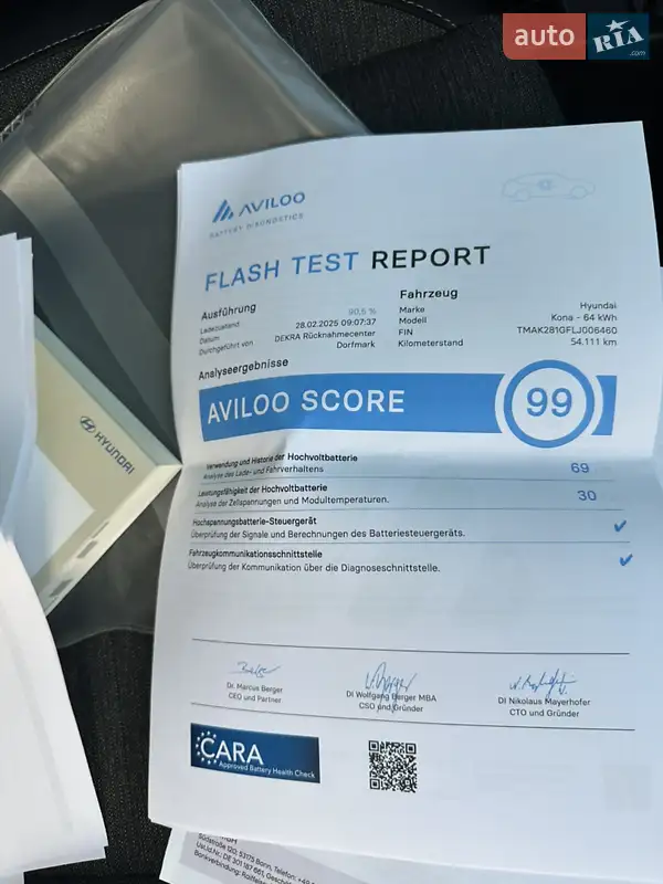 Внедорожник / Кроссовер Hyundai Kona 2020 в Тернополе документ