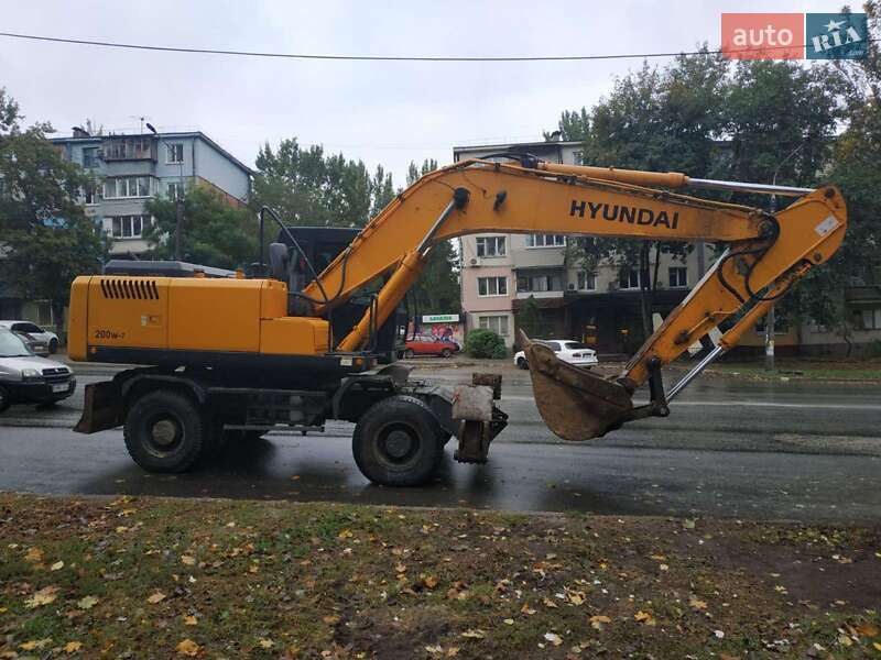 Колесный экскаватор Hyundai R 200-W7 2008 в Запорожье