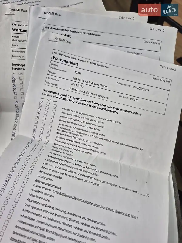 Внедорожник / Кроссовер Hyundai Santa FE 2014 в Нововолынске документ