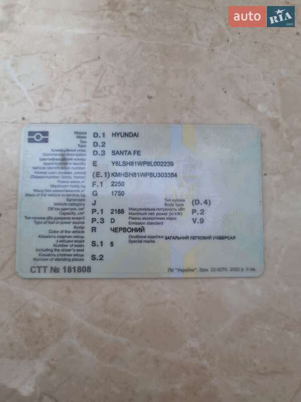 Позашляховик / Кросовер Hyundai Santa FE 2008 в Ковелі