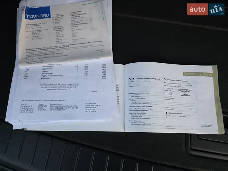 Внедорожник / Кроссовер Hyundai Santa FE 2011 в Луцке документ