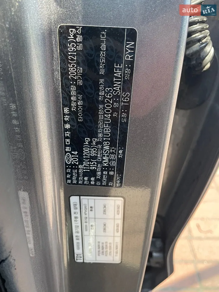 2015 Hyundai Santa Fe - мініатюра 20