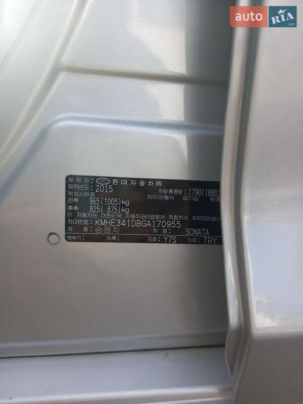 Седан Hyundai Sonata 2015 в Броварах