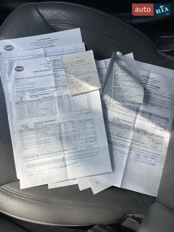 Седан Hyundai Sonata 2014 в Киеве документ