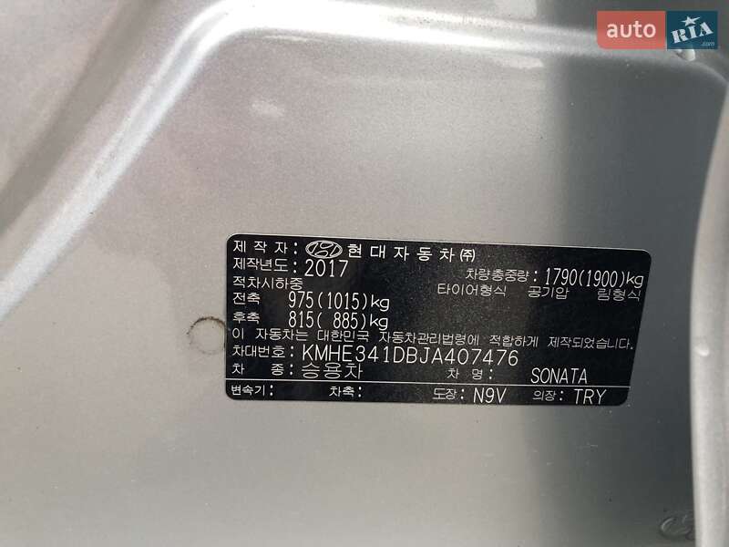 Седан Hyundai Sonata 2017 в Киеве фото 17 Седан Hyundai Sonata 2017 в Киеве