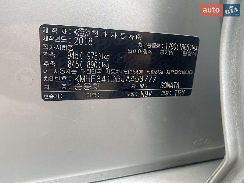 Седан Hyundai Sonata 2018 в Киеве фото 5 Седан Hyundai Sonata 2018 в Киеве