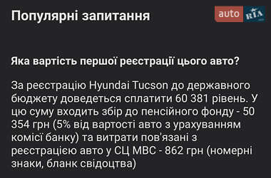 Внедорожник / Кроссовер Hyundai Tucson 2022 в 