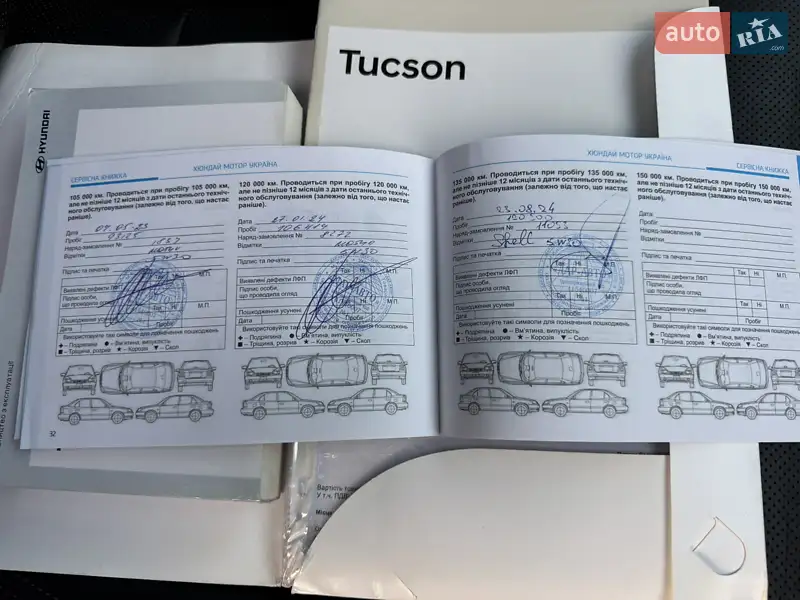 Внедорожник / Кроссовер Hyundai Tucson 2019 в Киеве документ