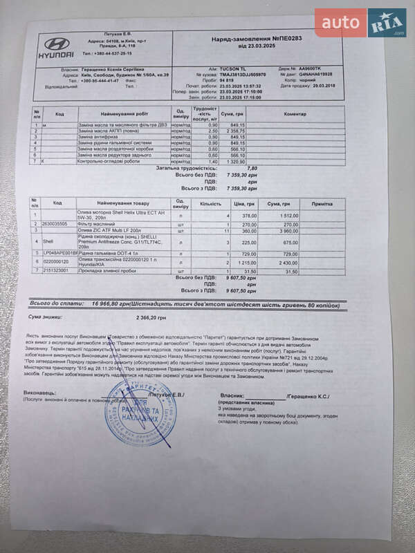 Внедорожник / Кроссовер Hyundai Tucson 2017 в Киеве