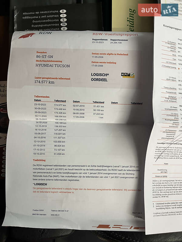 Позашляховик / Кросовер Hyundai Tucson 2006 в Луцьку