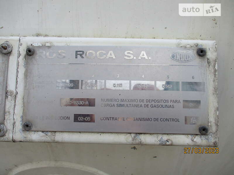 Цистерна напівпричіп Indox SC-3 2005 в Звягелі