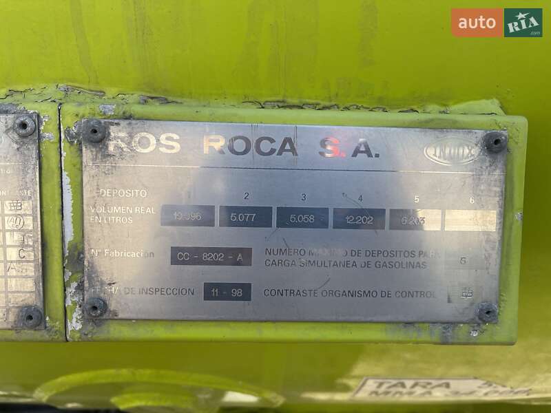 Цистерна напівпричіп Indox SC-3 1998 в Харкові