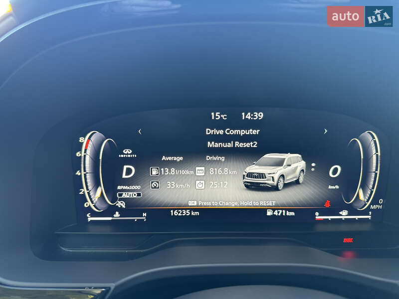 Внедорожник / Кроссовер Infiniti QX60 2022 в Киеве