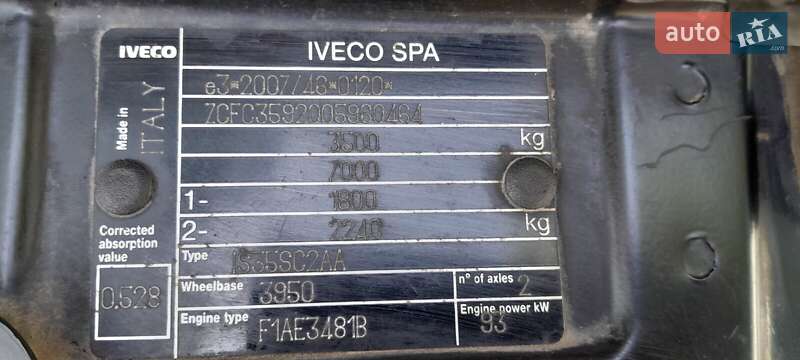 Грузовой фургон Iveco Daily 2013 в Ромнах