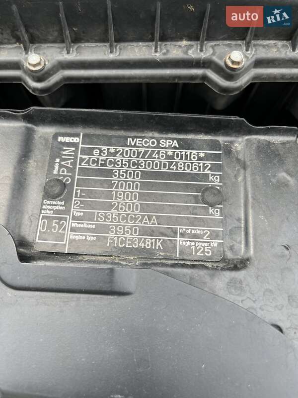 Грузовой фургон Iveco Daily 2012 в Мукачево