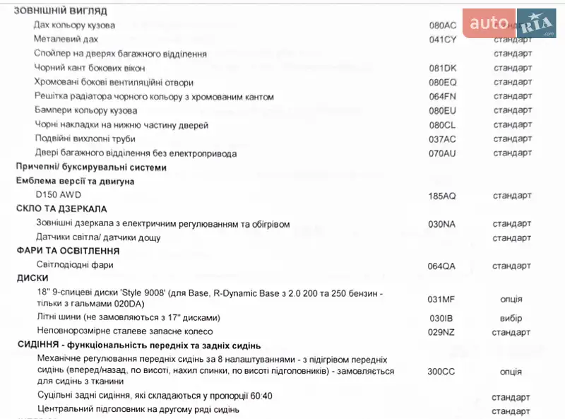 Внедорожник / Кроссовер Jaguar E-Pace 2018 в Киеве документ