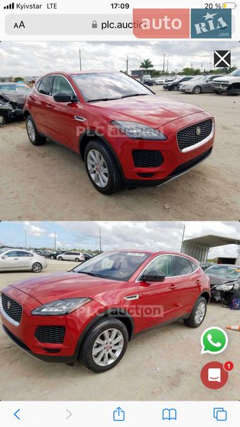 Внедорожник / Кроссовер Jaguar E-Pace 2018 в Киеве