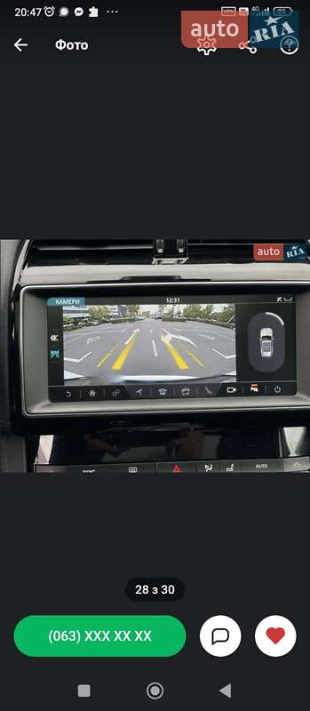 Внедорожник / Кроссовер Jaguar F-Pace 2019 в Киеве