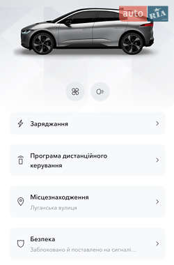 Позашляховик / Кросовер Jaguar I-Pace 2021 в 