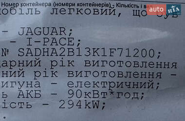 Позашляховик / Кросовер Jaguar I-Pace 2019 в 