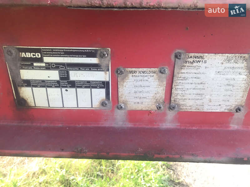 Самосвал полуприцеп Janmil NW 2004 в Переяславе фото 3 Самосвал полуприцеп Janmil NW 2004 в Переяславе