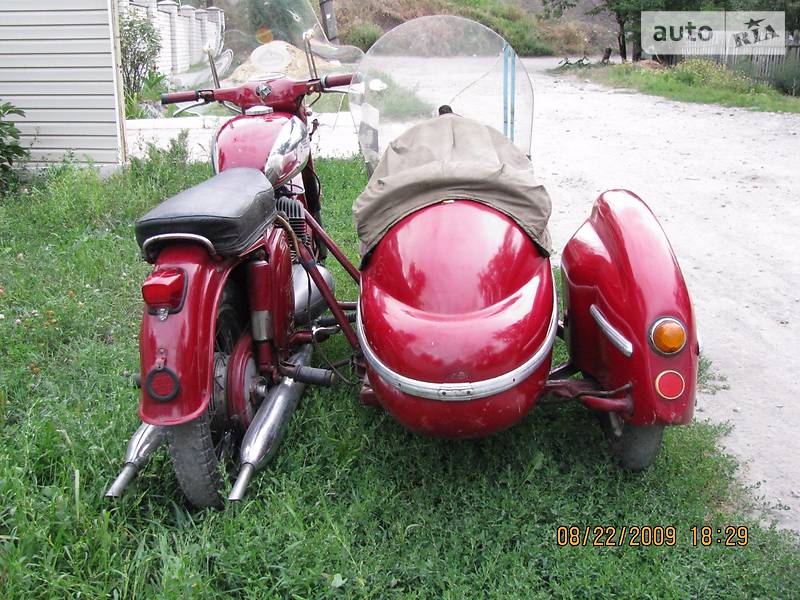 Мотоцикл с коляской Jawa 350 1969 в Новомосковске