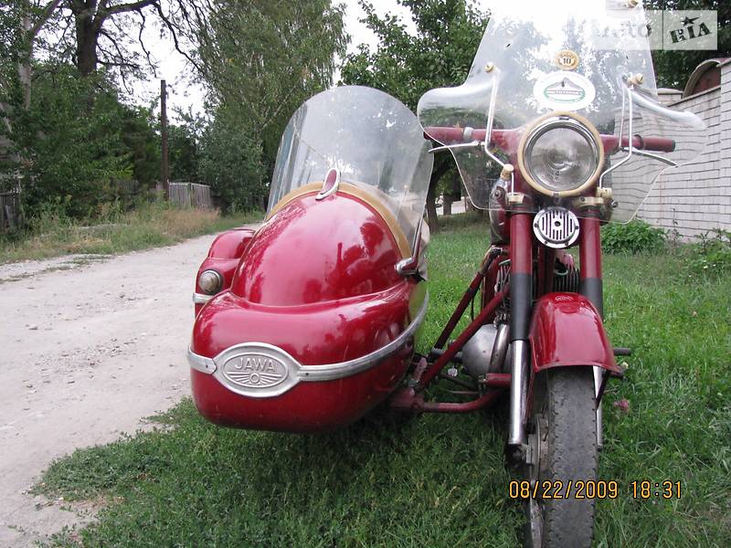 Мотоцикл с коляской Jawa 350 1969 в Новомосковске