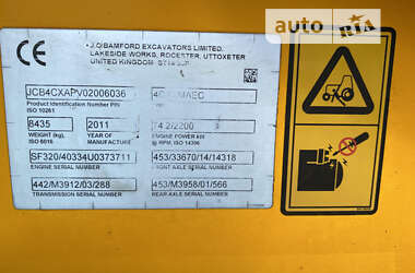 Экскаватор погрузчик JCB 4CX 2011 в 