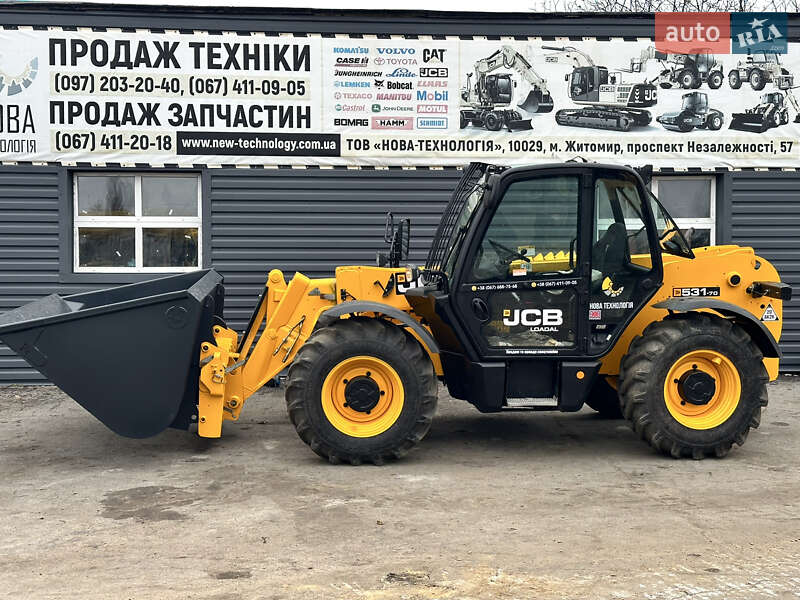 Телескопический погрузчик JCB 531-70 2019 в Житомире
