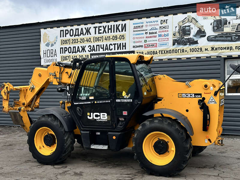 Телескопический погрузчик JCB 533-105 2017 в Житомире