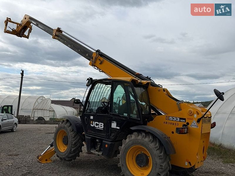 Телескопический погрузчик JCB 533-105 2017 в Заречье