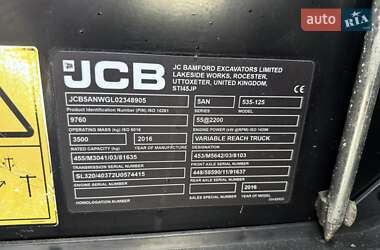 Телескопический погрузчик JCB 535-125 2016 в 