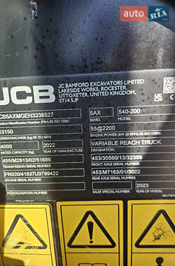Телескопический погрузчик JCB 540 2022 в 
